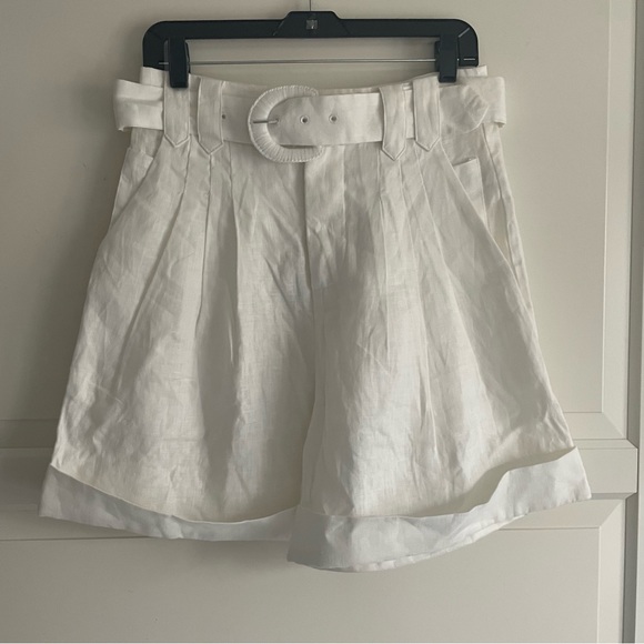 FARM Rio Cream High-Waisted Shorts - Picture 6 of 13